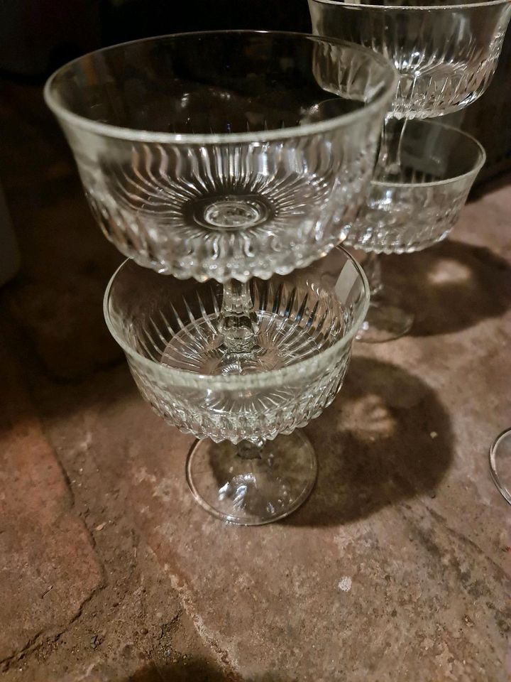 6er-Set #Kristallglas #Champagnergläser in Wertheim