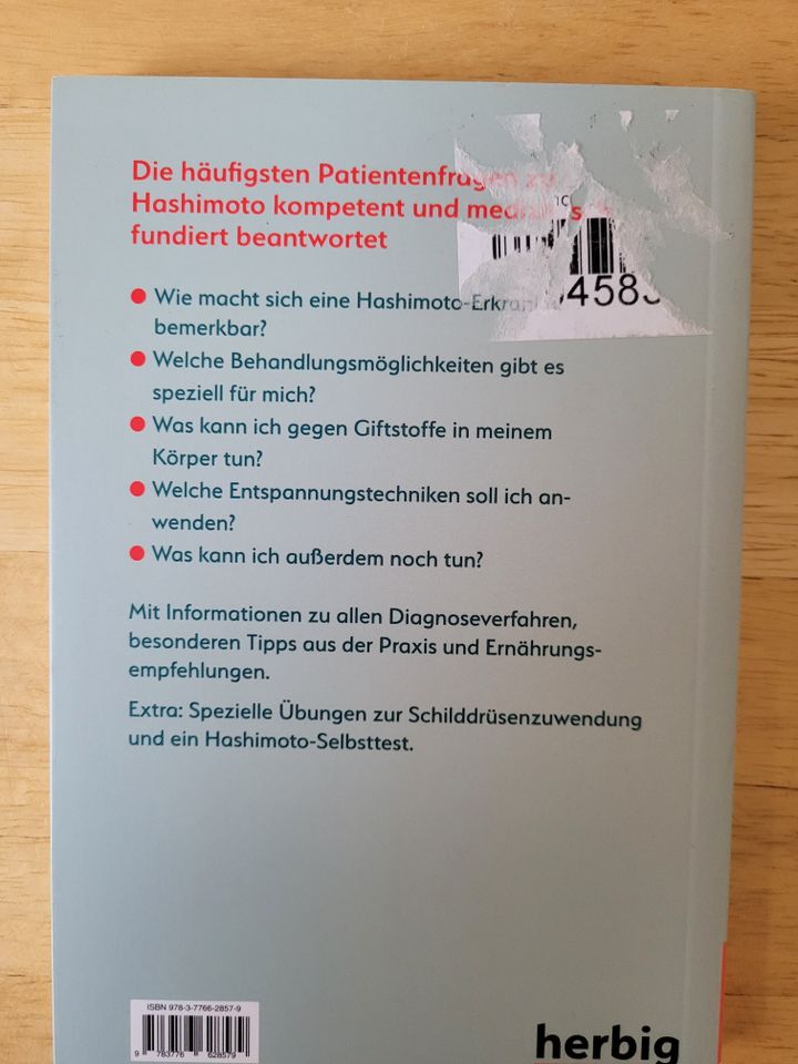 Bücher Hashimoto Schilddrüsenunterfunktion Hypothyreose, Heilung in Frankfurt am Main