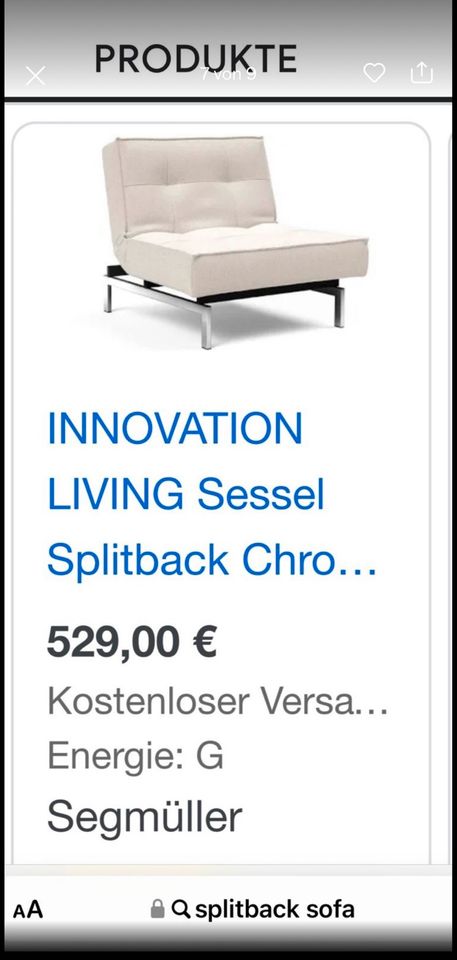 Einmaliges Angebot Designer Sofa u. 2 Sessel NP: 2200 EUR in Saarbrücken