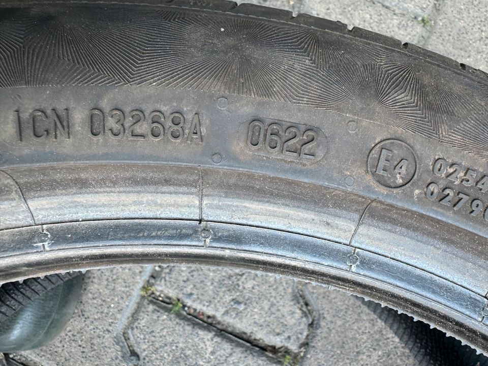 2 Sommerreifen Continental 225/45R17.  91W in Wiesbaden