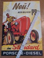 PORSCHE-DIESEL REKLAME - kein Prospekt - absolute Rarität 1958 Stuttgart - Stuttgart-Süd Vorschau