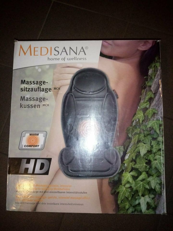 Massagesitzauflage Medisana mit Wärmefunktion für Auto in