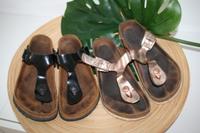 2 Birkenstock Gizeh schwarz Lack 37 + rose Schuhe Sandalen Bayern - Schweinfurt Vorschau