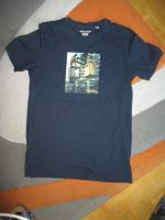 Jack & Jones T-Shirt dunkelblau mit Motiv Slim Fit, Gr. S Bayern - Augsburg Vorschau
