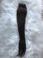 NeuClip in Extensions dunkelbraun indischesEchthaar 55cm100gr 75€ Nordrhein-Westfalen - Dinslaken Vorschau