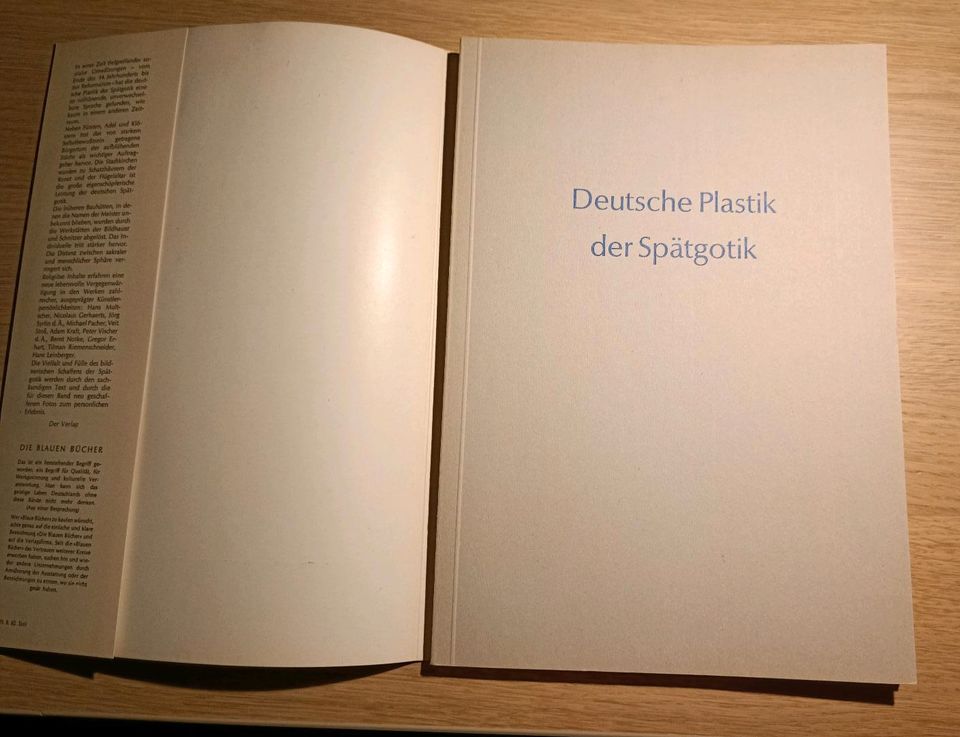 Deutsche Plastik der Spätgotik - die blauen Bücher in Düsseldorf