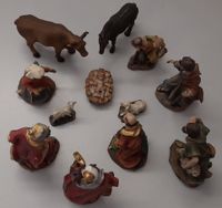 Krippenfiguren aus Polyresin bis 11 cm, Set mit 12 Figuren Bayern - Lindau Vorschau