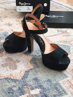Pepe Jeans Sandalen High Heels Plateau Leder Gr.39 TOP München - Altstadt-Lehel Vorschau