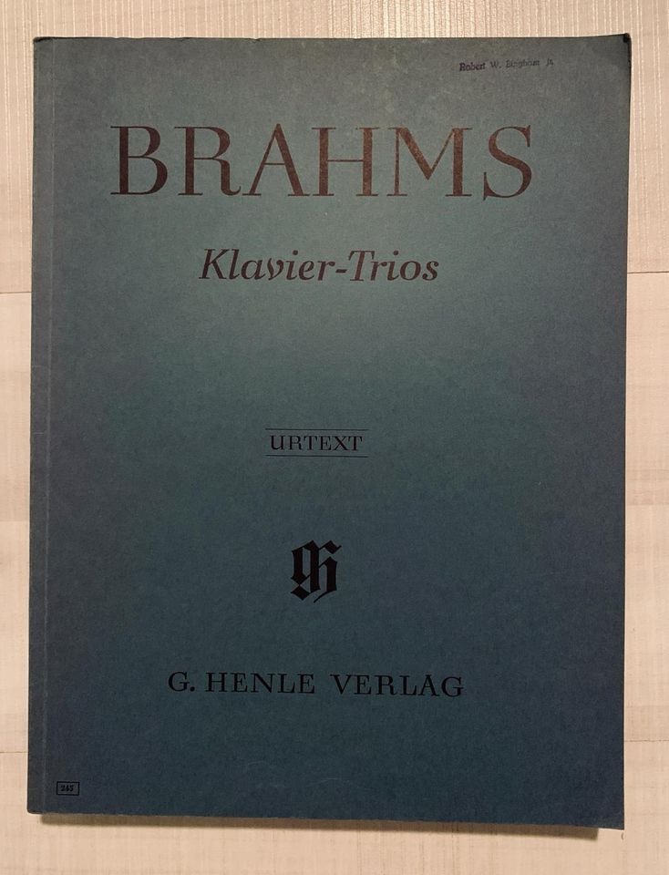 Brahms Klavier Trios Noten in Lichtenfels