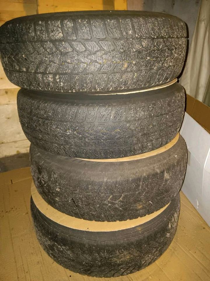 Dunlop-Winterreifen 195 65R15 mit MSL-Alufelgen in Sittensen