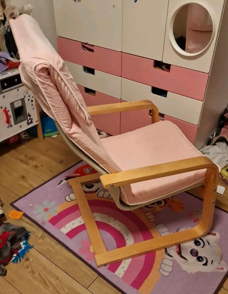 Ikea Schwingstuhl mit Prinzessin Bezug in Niederzier