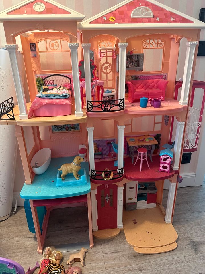 Barbie set, traumvilla, Haus in Todesfelde