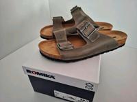 Romika Sandalen Slipper Schlappen 41 Leder braun olive Berlin - Wilmersdorf Vorschau