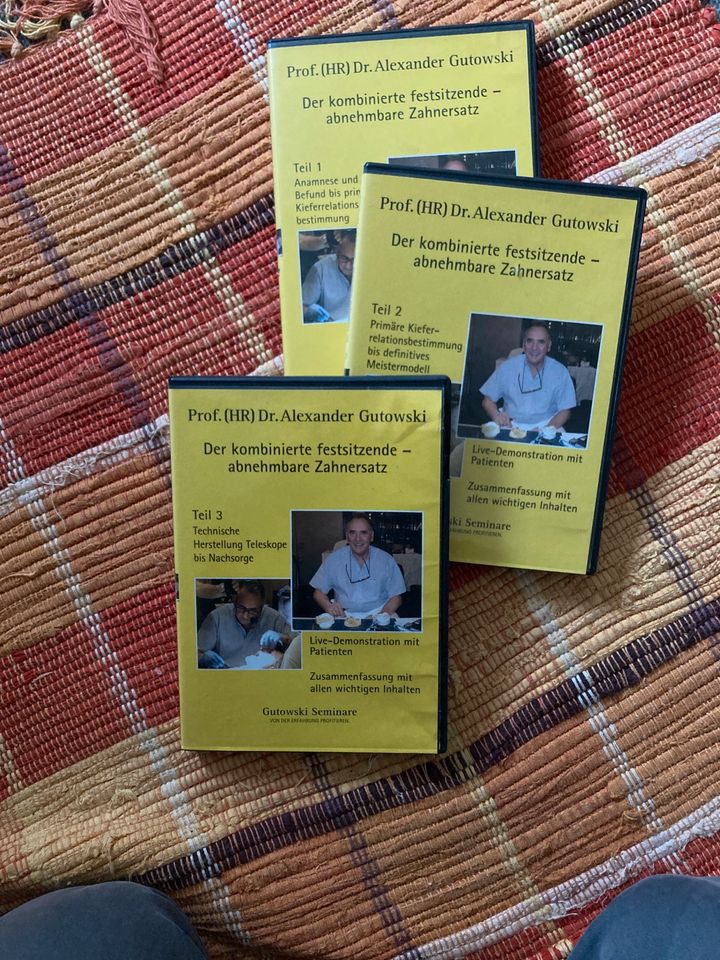 Prof. Alexander Gutowsky Der kombi Zahnersatz DVDs in Wedel