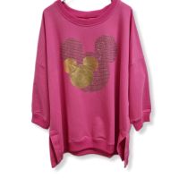 Mickey Mouse Glitzer Pullover Größe 46-50 Nordrhein-Westfalen - Grefrath Vorschau