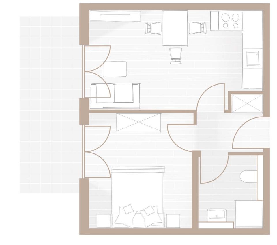 Großzügige 2-Zimmer-Wohnung mit Balkon - Wohlfühlen in Anzing in Anzing