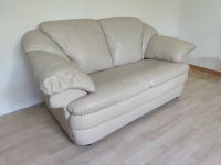 Ledersofa Zweisitzer beige/creme Nordrhein-Westfalen - Rösrath Vorschau