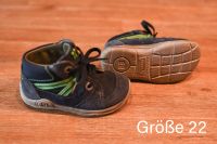 Kleinkinder Schuhe Super Fit Gr. 22 in blau mit grünen Streifen Niedersachsen - Weyhe Vorschau