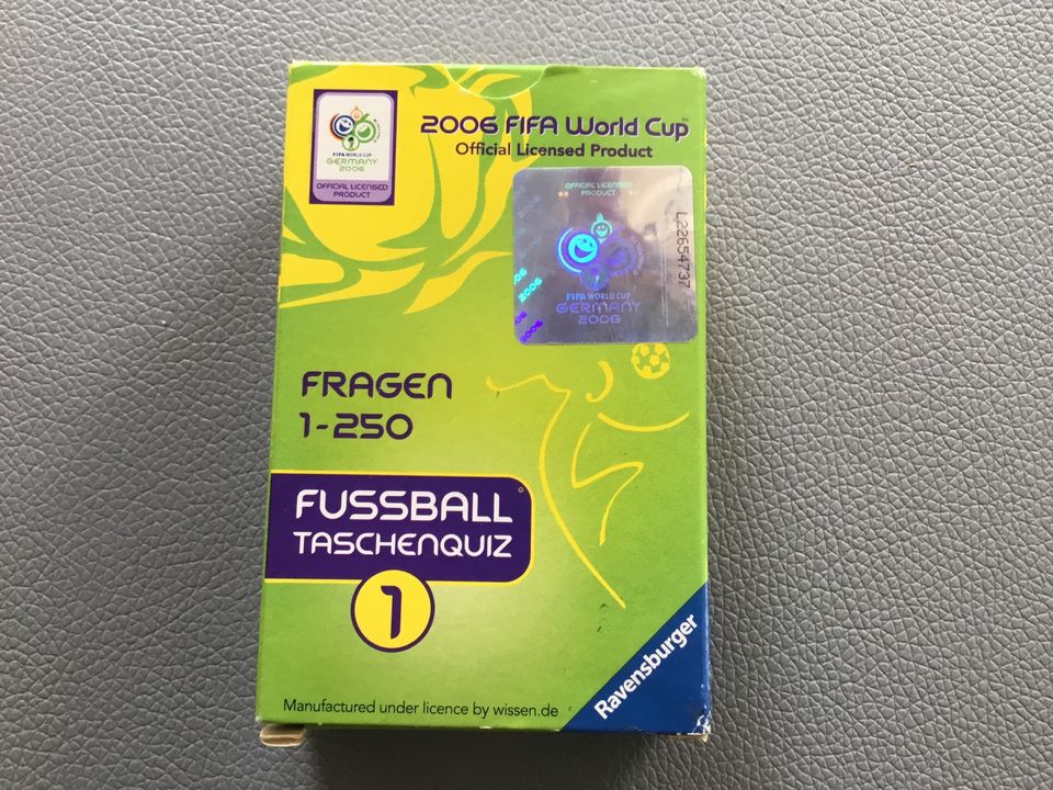 Fußball Taschenquiz 250 Fragen, 2006 Fifa World Cup Ravensburger in Vogt