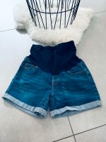 Denim Schwangerschagtsshorts Umstandsshorts Jeans M Jeansshorts Nordrhein-Westfalen - Leverkusen Vorschau