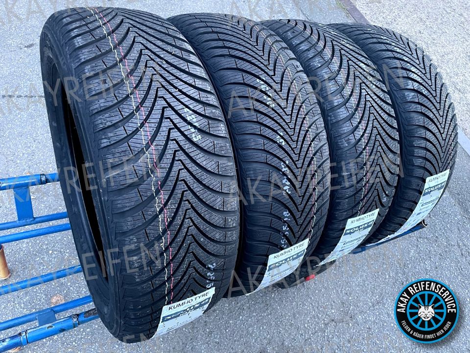 4x 245/45 R18 100W XL ➡️ KUMHO Solus 4S HA32 ➡️ Allwetterreifen Ganzjahresreifen Reifen ➡️ Audi A6 Mercedes E V Vito VW Volvo Opel Insignia Kia Jaguar Nissan BMW F10 Cupra M+S Allwetter Ganzjahres NEU in Melle