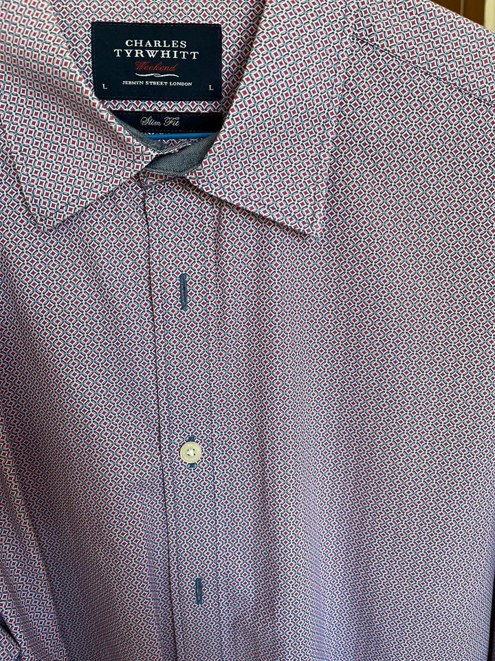 Charles Tyrwhitt Hemd mit Muster Gr. L in München