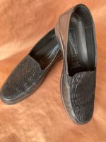 Schwarze Slipper, Medicus Größe 38 Nordrhein-Westfalen - Hennef (Sieg) Vorschau