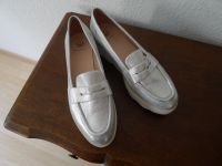 Ekonika Damen Ballerinas  Leder silber Farbe 40 Nordrhein-Westfalen - Herten Vorschau