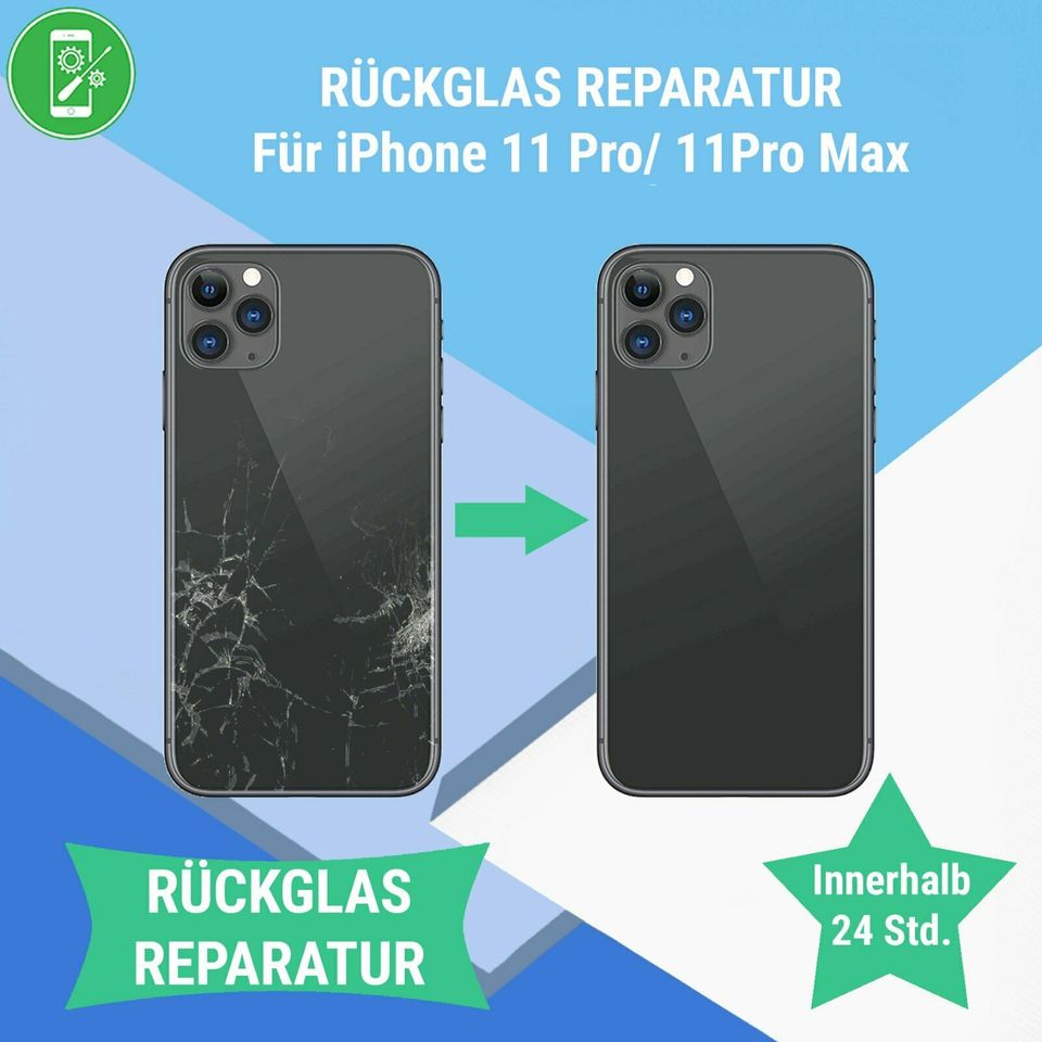 IPHONE RÜCKSEITE 8 PLUS X XR XS 11 12 Pro Max REPARATU BACKCOVER in Berlin