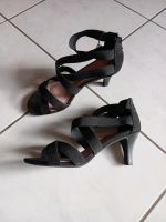 Schuhe Sandalette schwarz Gr 37 Schleswig-Holstein - Glasau Vorschau