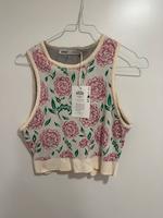 ONLY Stricktop, Blumen, Crop Top, Shirt, Frühling, neu, Gr S 36 Bayern - Salzweg Vorschau