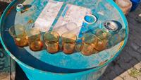 DDR Gläser braun Trinkgläser Wein Grog Schnaps Sachsen-Anhalt - Havelberg Vorschau