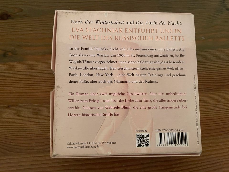 Hörbuch „die Schwester des Tänzers“ 8 CDs in Frankfurt am Main