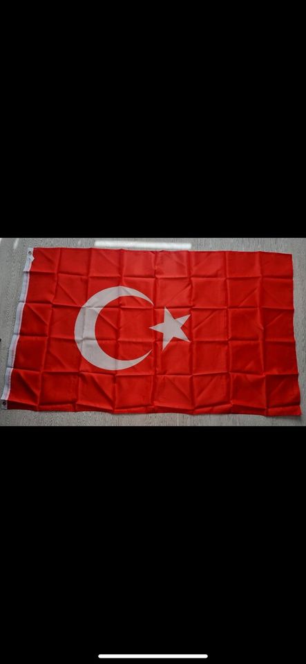 Türkei Fahne 90 x 150 cm Neu EM 2024 in Marl