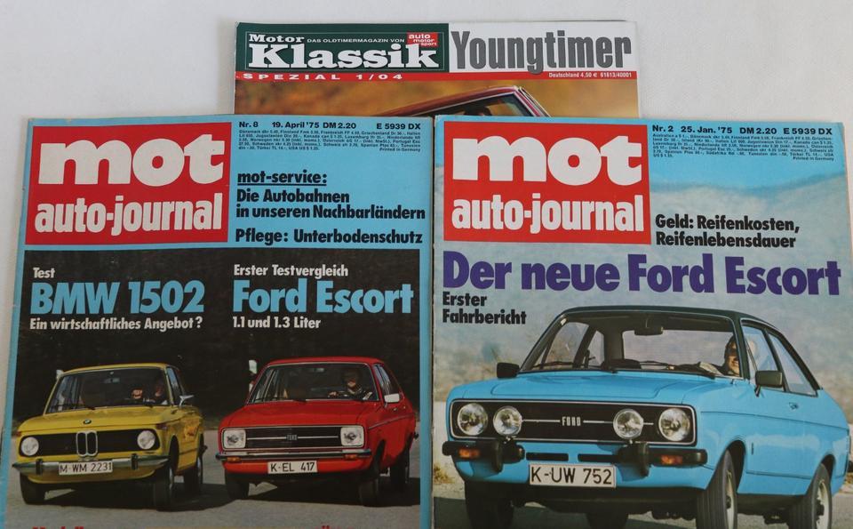 Ford ESCORT 1975 Literaturpaket 3 Hefte mot auto-journal u.a. in Neu Wulmstorf