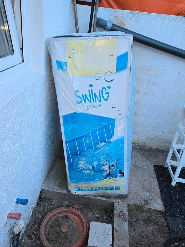 Swing Pool 488x244x107cm Schwimmbad in Sulzbach a. Main