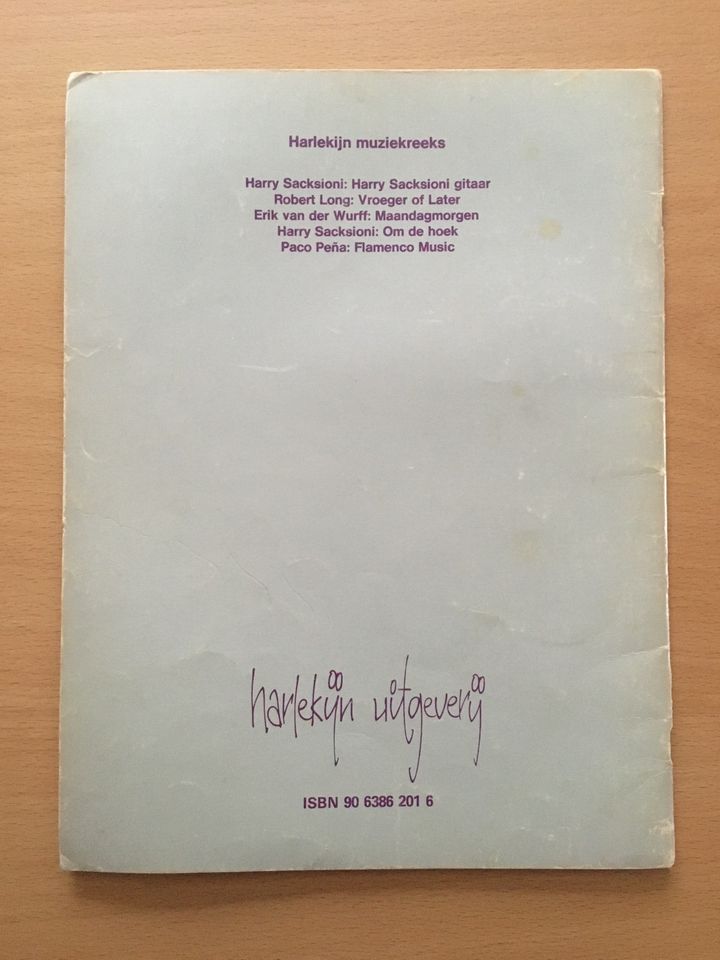 harry sacksioni guitar Buch aus 1979 in Salzhausen