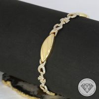 M*187744 Wert 1.800,- Armband 585 bicolor Gold 14 KT 19,5cm XXYY Essen - Altenessen Vorschau