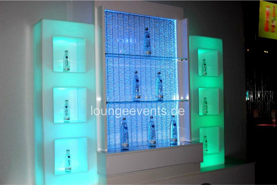 LED Wasserwand mieten und LED Möbel mieten in Gütersloh