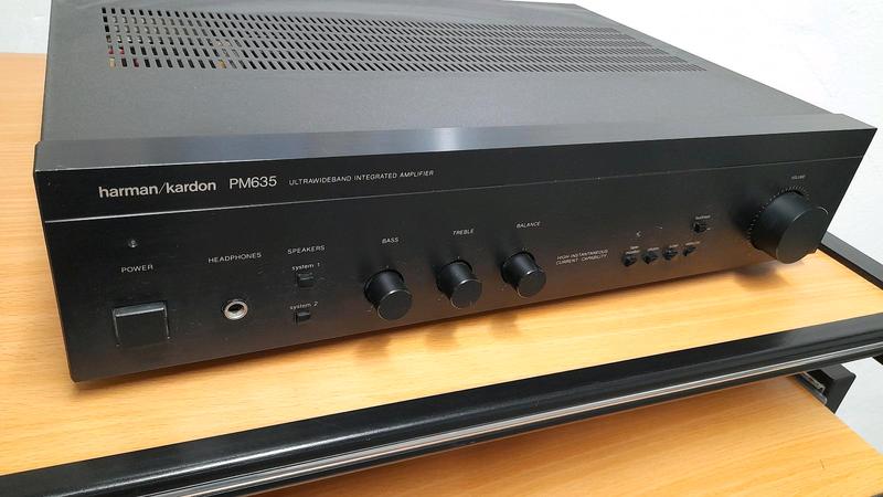 1986年頃のハーマンカードン社のプリメインアンプPM-635動作品
