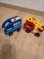 Feuerwehr und polizeiauto aus Holz, Holzspielzeug Baden-Württemberg - Waiblingen Vorschau