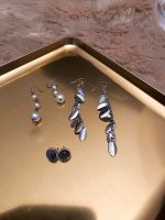 3 Paar Ohrringe Silber/ Perlen/Stecker Bayern - Hemau Vorschau
