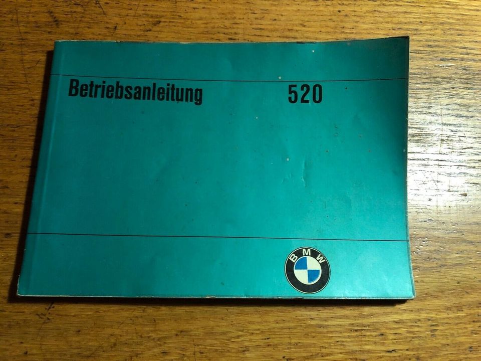 Original Betriebsanleitung BMW 520 in Minden