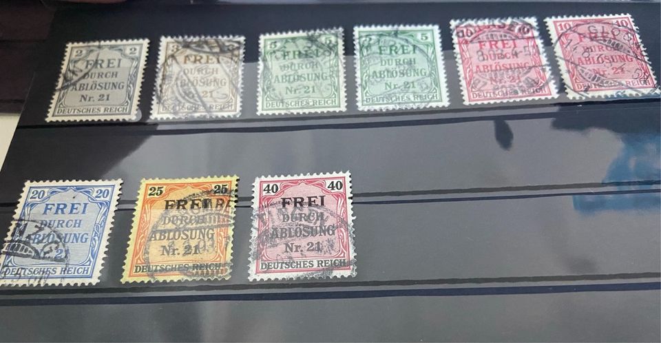 Briefmarken Deutsches Reich Dienstmarken in Berlin