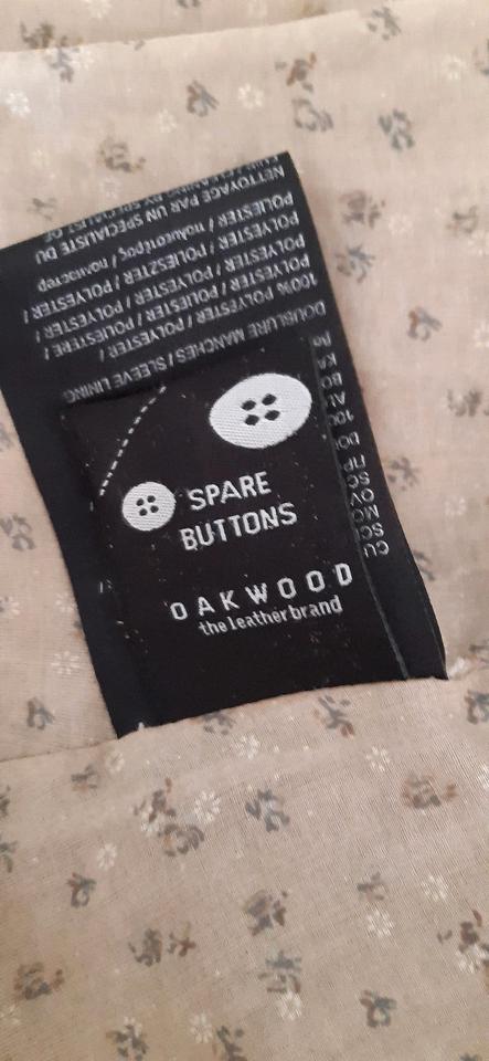 Oakwood Lederjacke Gr. 40 sehr guter Zustand zu verkaufen in Steinfeld