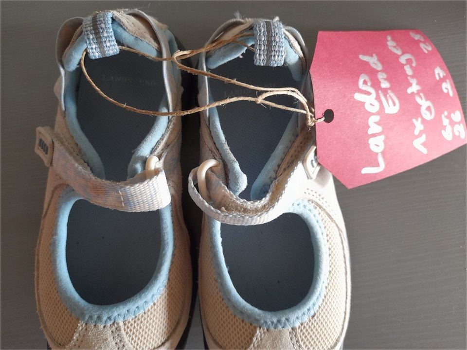 Lands' End Spangen Ballerinas Gr. 25 25,5 26  US 9 1 x getragen in Steinach b. Straubing