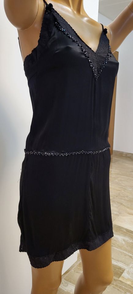 Karl Lagerfeld H&M Gothic Slip Dress Kleid Seide Minikleid Ibiza in Brühl