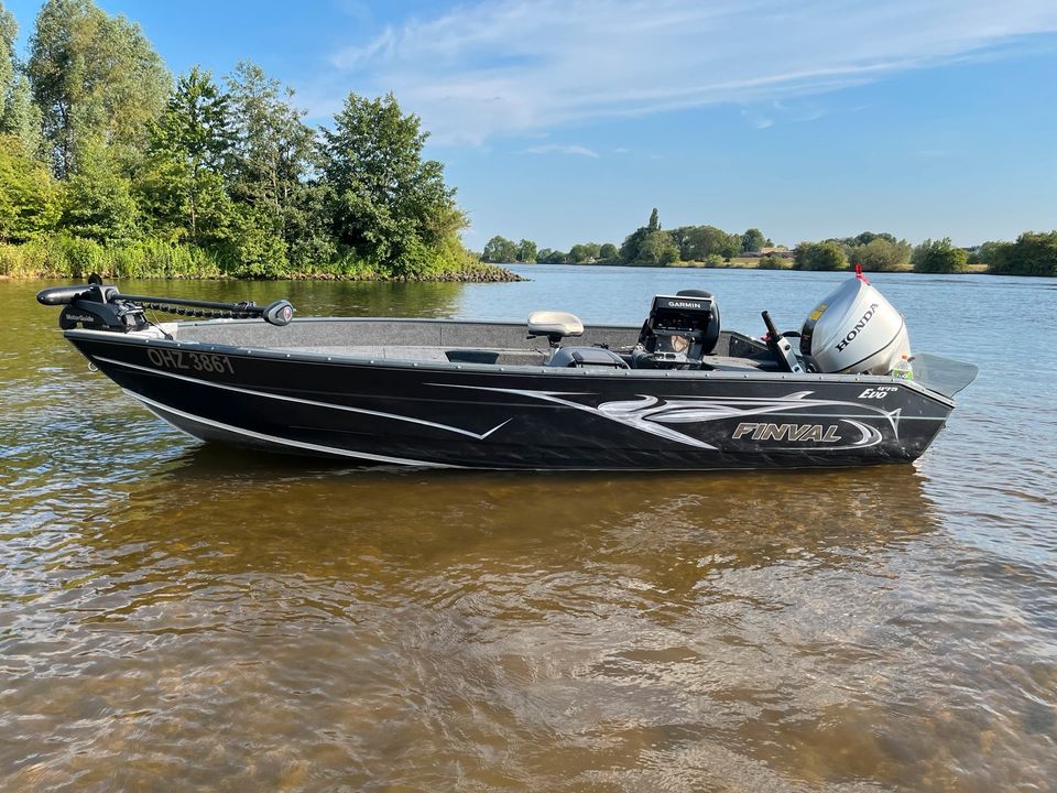 Finval 475 Evo Tiller Aluboot Angelboot Bassboat in Osterholz-Scharmbeck