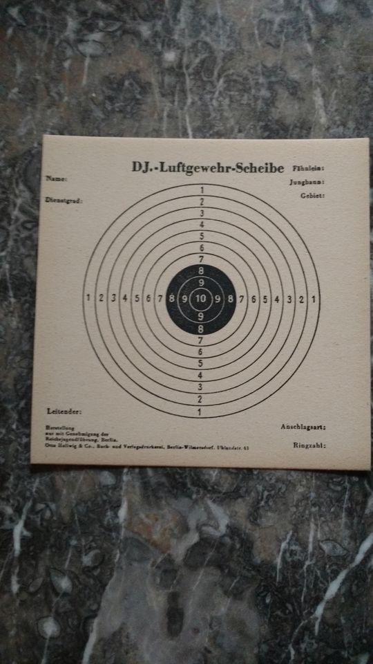 Luftgewehr Scheibe DJ in Burghausen