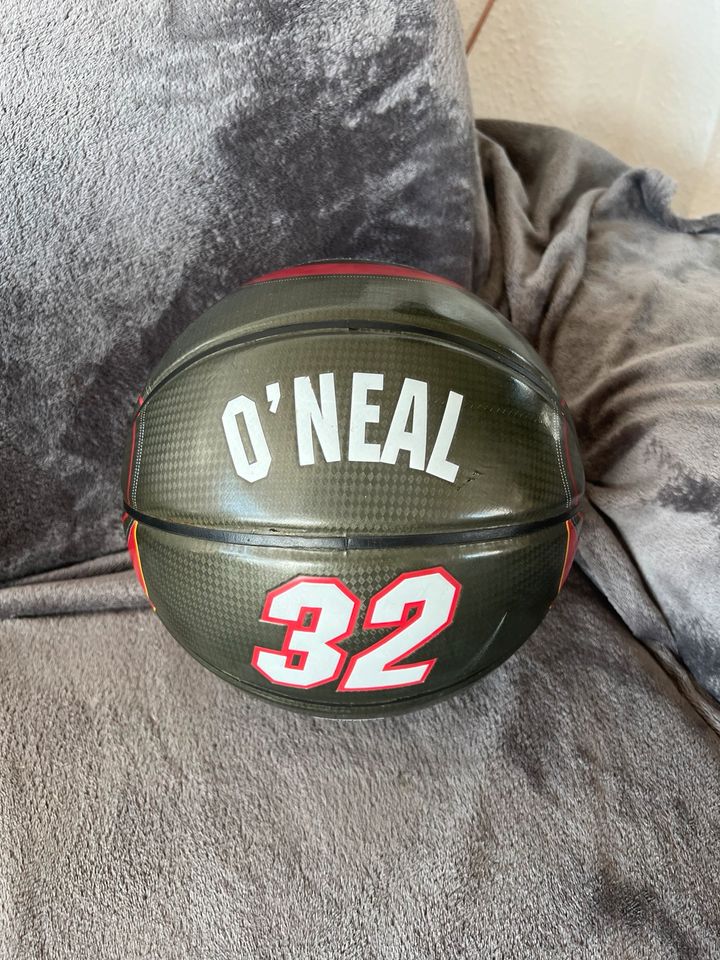 Miami Heat Shaquille O‘Neal 32 Spalding NBA Basketball in Nettetal